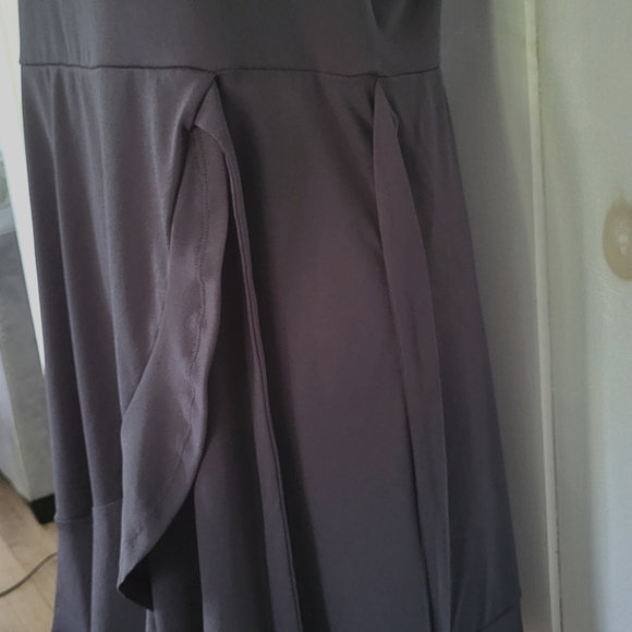 SO Junior Plus Faux Wrap Ruffle Sleeveless Dress - Picture 3 of 9